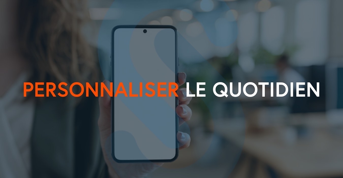Application mobile affichant les services aux collaborateurs en entreprise