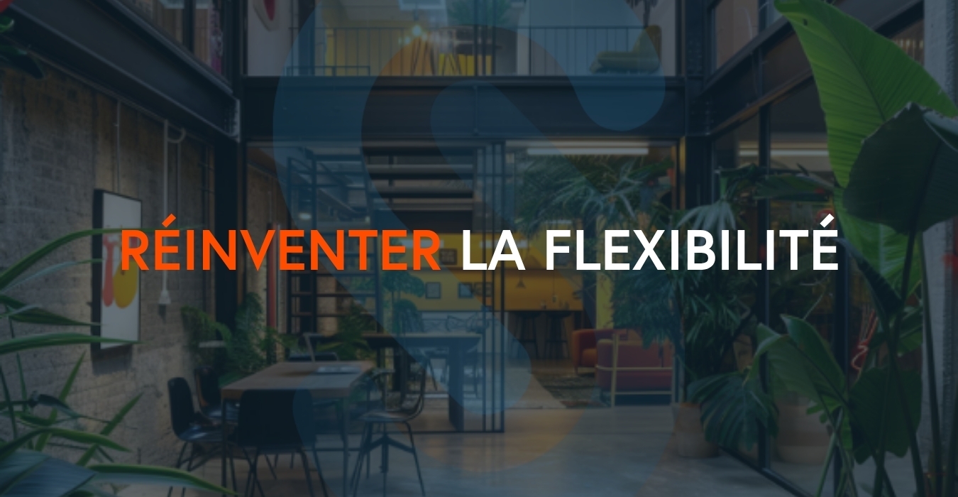 Espace de travail moderne illustrant les dernières tendances du flex office